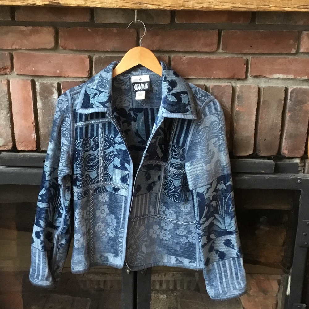Yak Majik Blue Floral Jacket